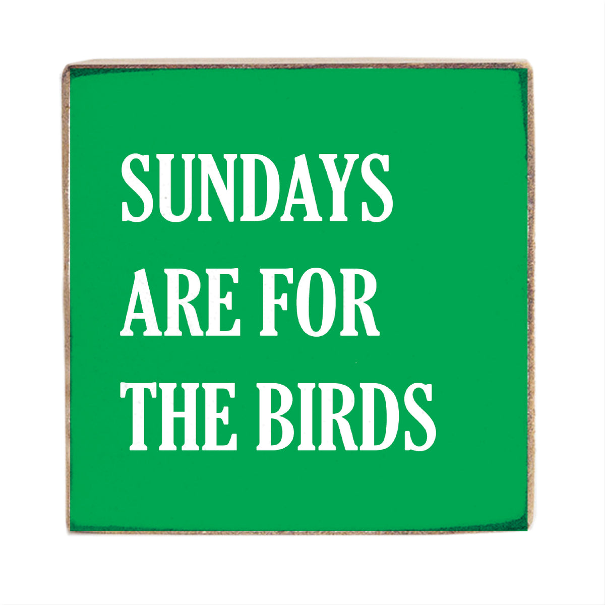 Philly Sundays Are For The Birds Block Sign