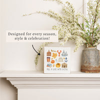 Fall In Love With Boston Block Sign