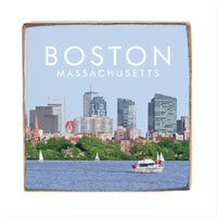 Boston Massachusetts Block Sign