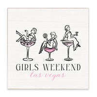 Las Vegas Girls Weekend Block Sign
