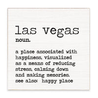 Las Vegas Definition Block Sign