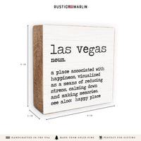 Las Vegas Definition Block Sign
