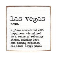 Las Vegas Definition Block Sign