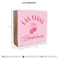 Las Vegas Bachelorette Block Sign