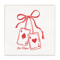 Las Vegas Ace of Hearts Block Sign