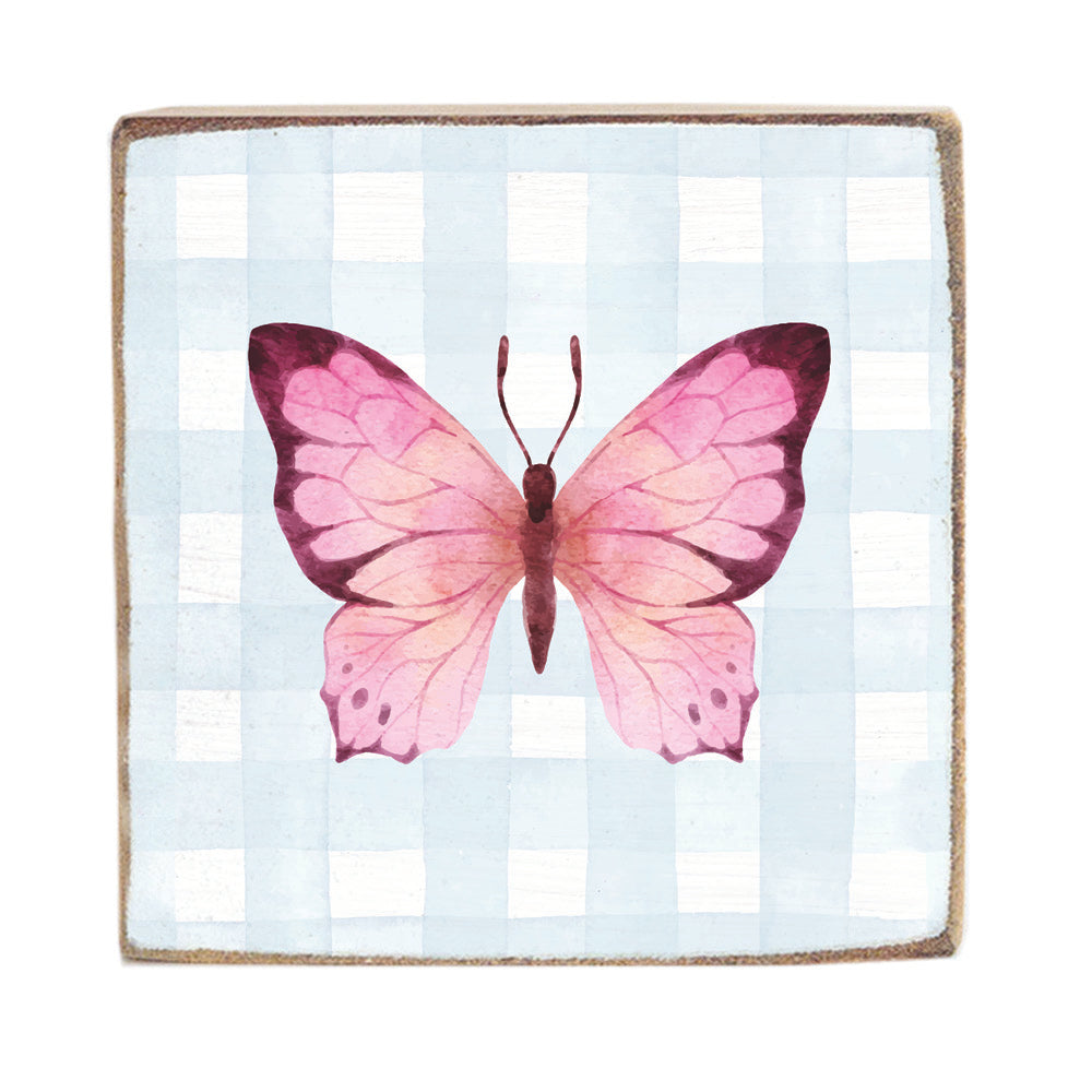 Butterfly Block Sign