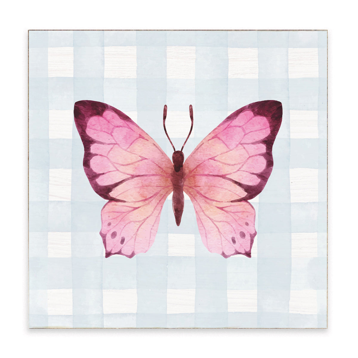 Butterfly Block Sign