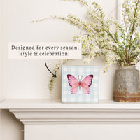 Butterfly Block Sign