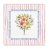 Floral Bouquet Block Sign