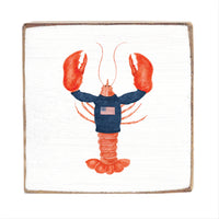 American Lobster Block Sign
