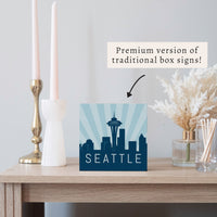 Seattle Light City Block Sign