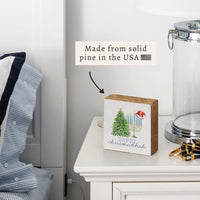 Happy Chrismukkah Block Sign