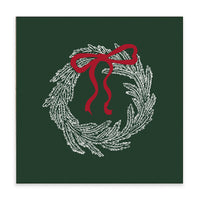 Holiday Wreath Block Sign