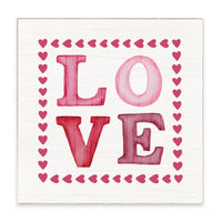 Love Stamp Block Sign