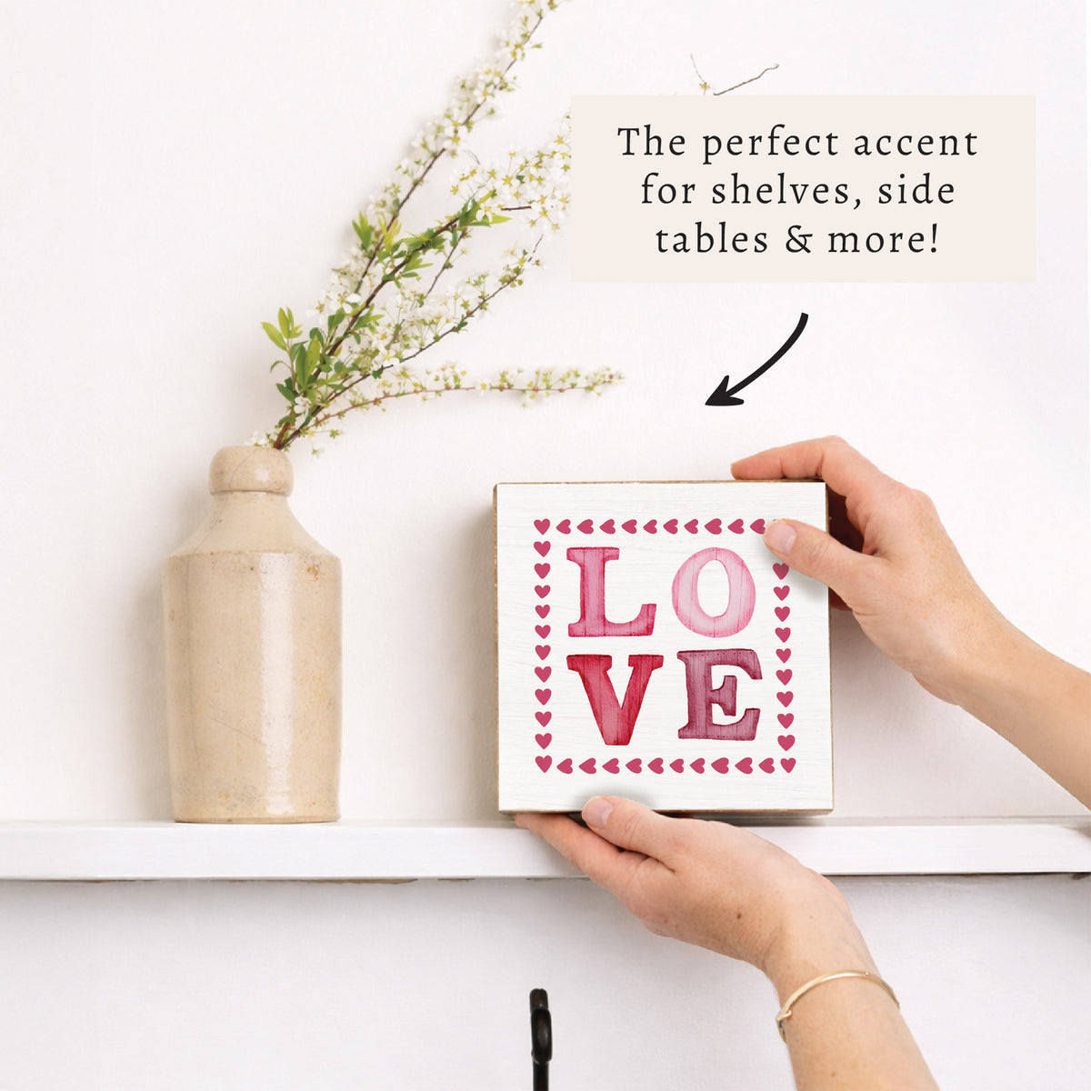 Love Stamp Block Sign