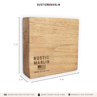 Home Shamrock Block Sign