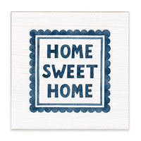 Home Sweet Home Stamp Block Sign