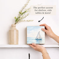 Sailboat Block Sign