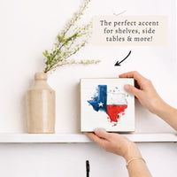 Texas State Americana Block Sign