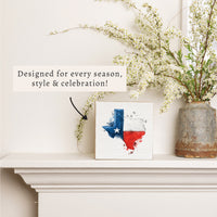 Texas State Americana Block Sign