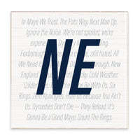 NE Block Sign