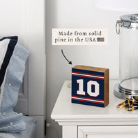 Pats #10 Block Sign