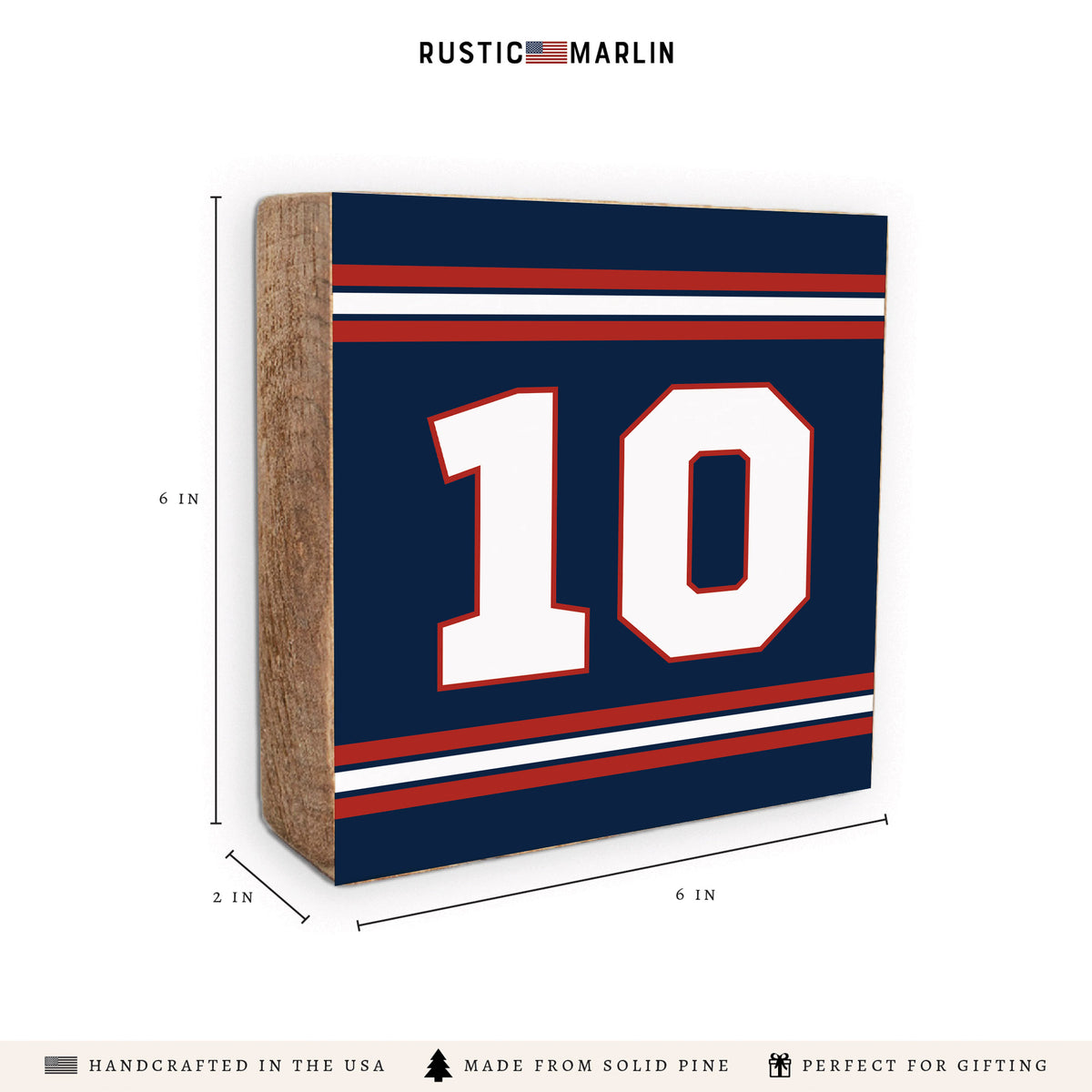 Pats #10 Block Sign