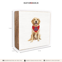 Go Sox Dog Block Sign