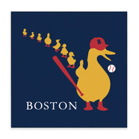 Boston Ducklings Sox Block Sign
