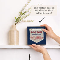 Boston Baseball Club Block Sign