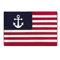 American Flag Anchor Block Sign