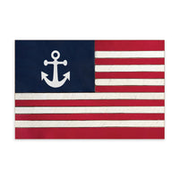 American Flag Anchor Block Sign