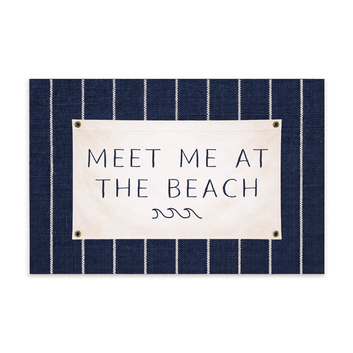 Meet Me At The Beach Block Sign
