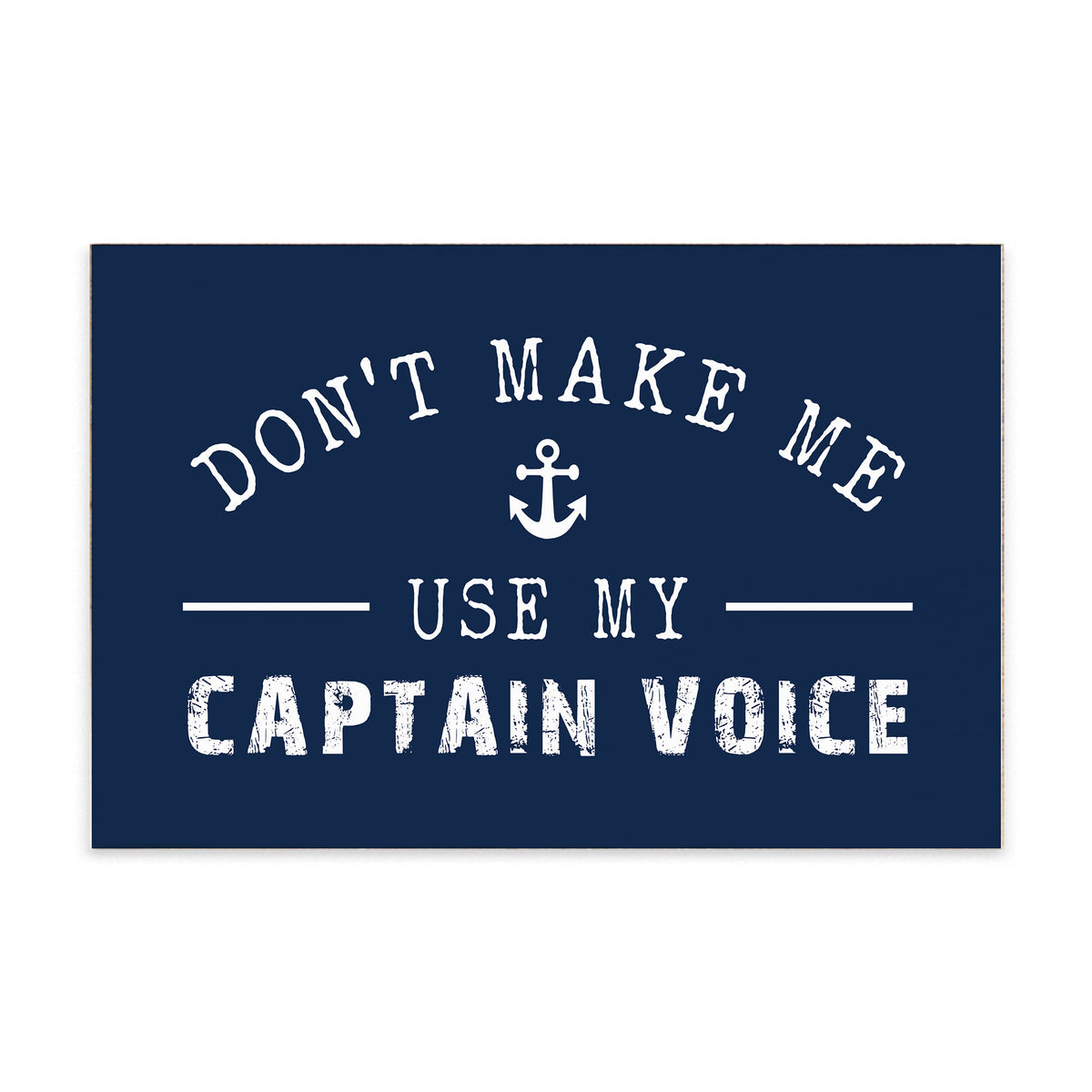 Captain Voice Block Sign