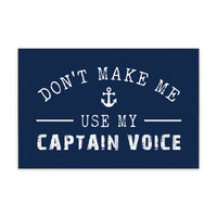 Captain Voice Block Sign