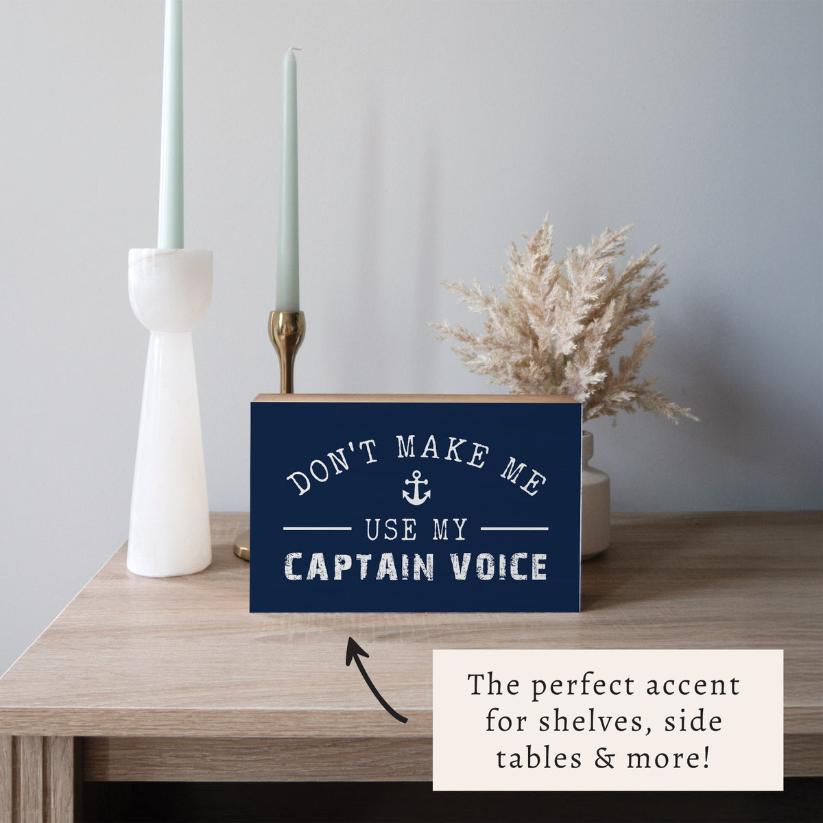 Captain Voice Block Sign