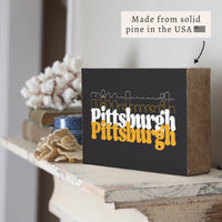 Pittsburgh Block Sign