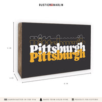 Pittsburgh Block Sign