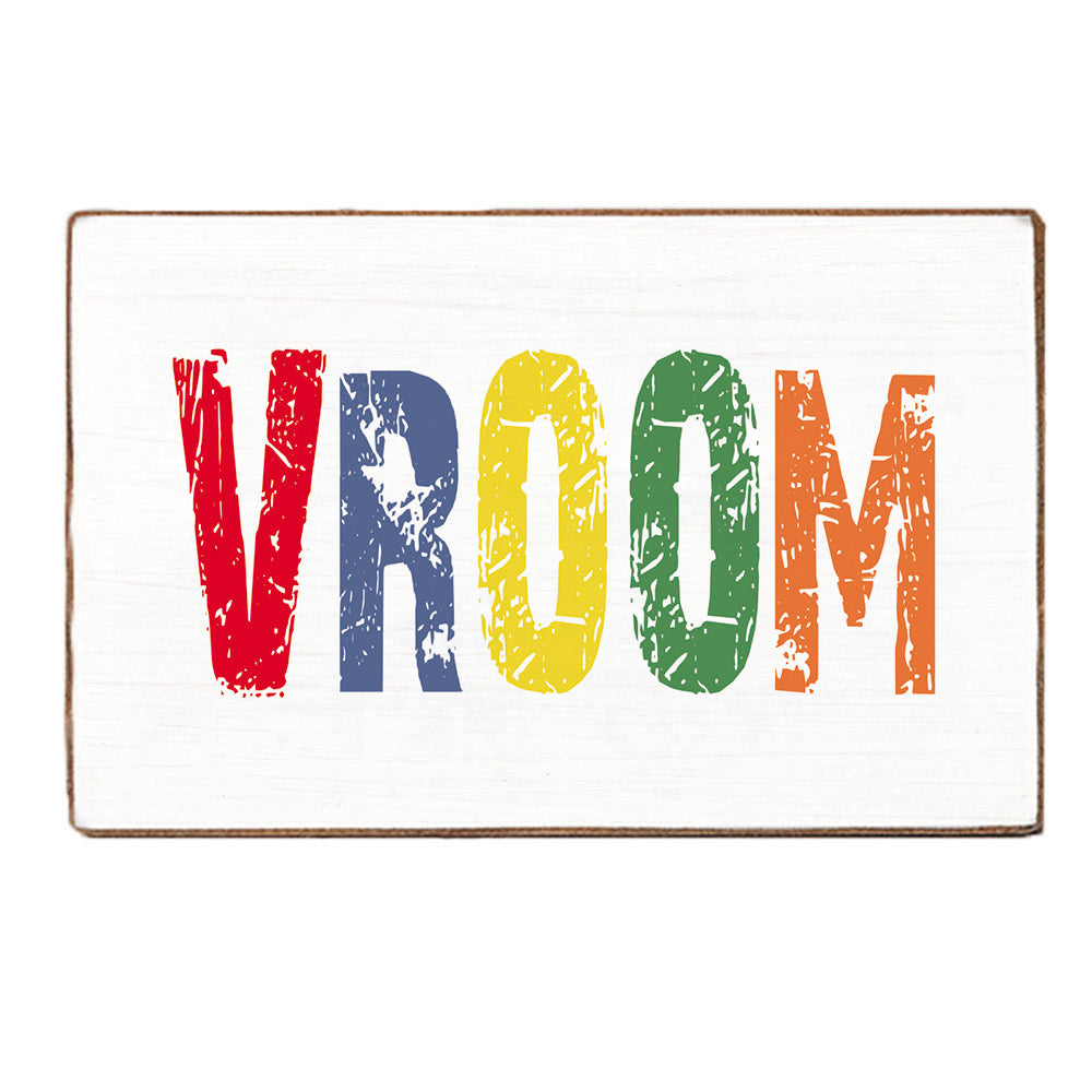 Vroom XL Block Sign