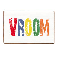 Vroom XL Block Sign