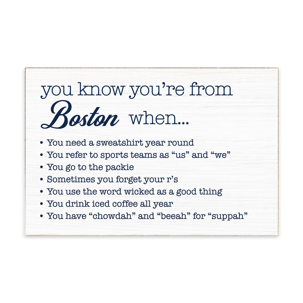 From Boston Block Sign