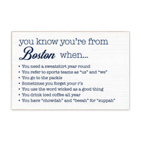 From Boston Block Sign