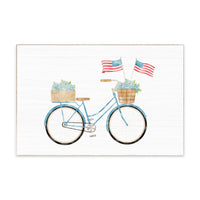 Patriotic Pedals Block Sign