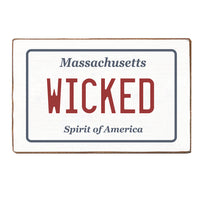 Wicked License Plate XL Block Sign