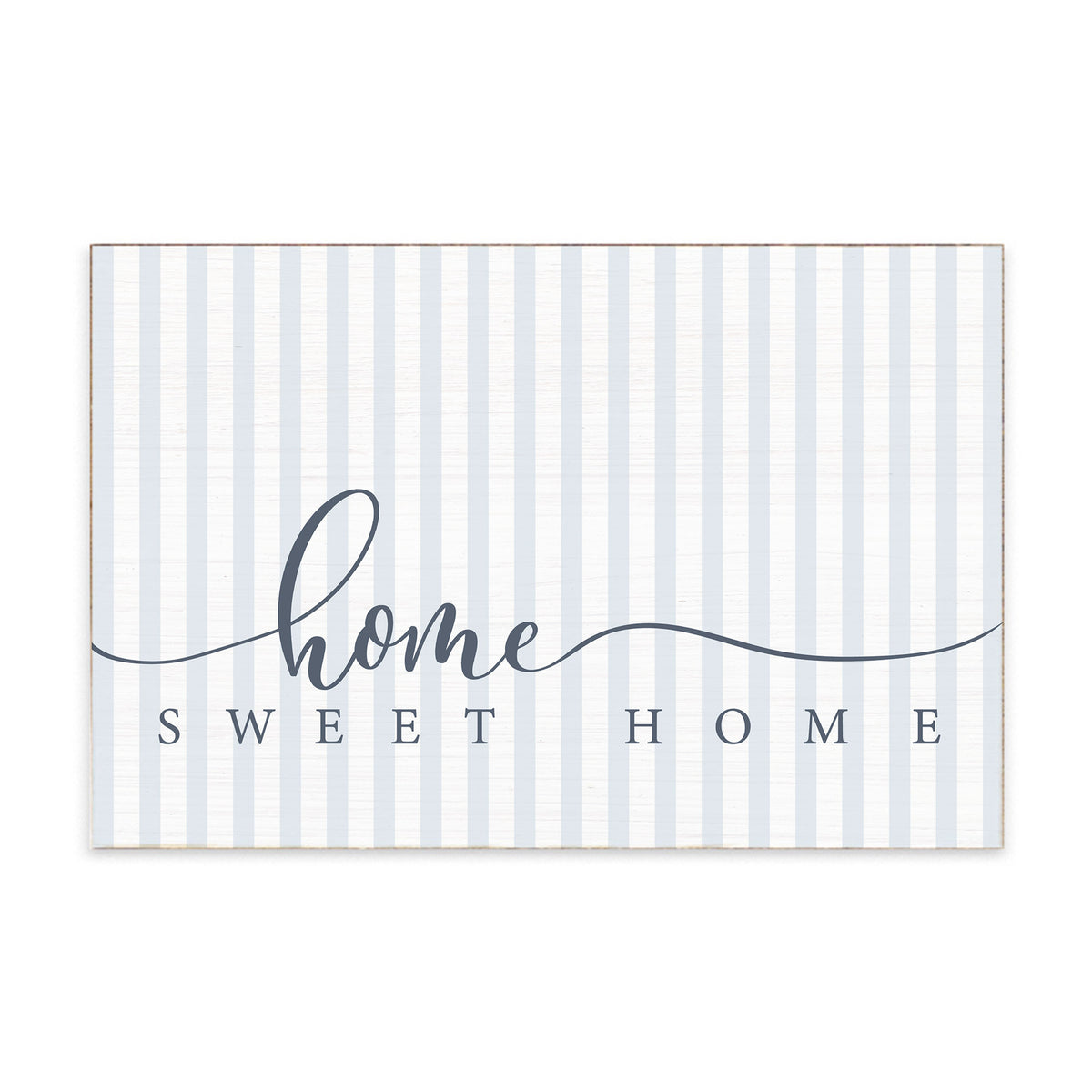 Home Sweet Home Striped Block Sign