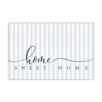 Home Sweet Home Striped Block Sign