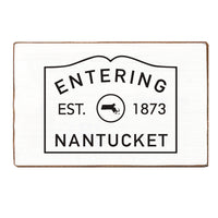 Entering Decorative Personalized_Yes XL Block Sign