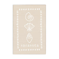 Neutral Shells Personalized Block Sign