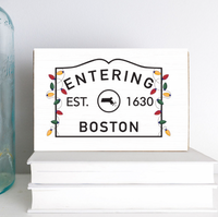 Lights Entering Personalized_Yes XL Block Sign