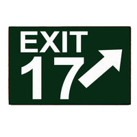 Exit Personalized Block Sign